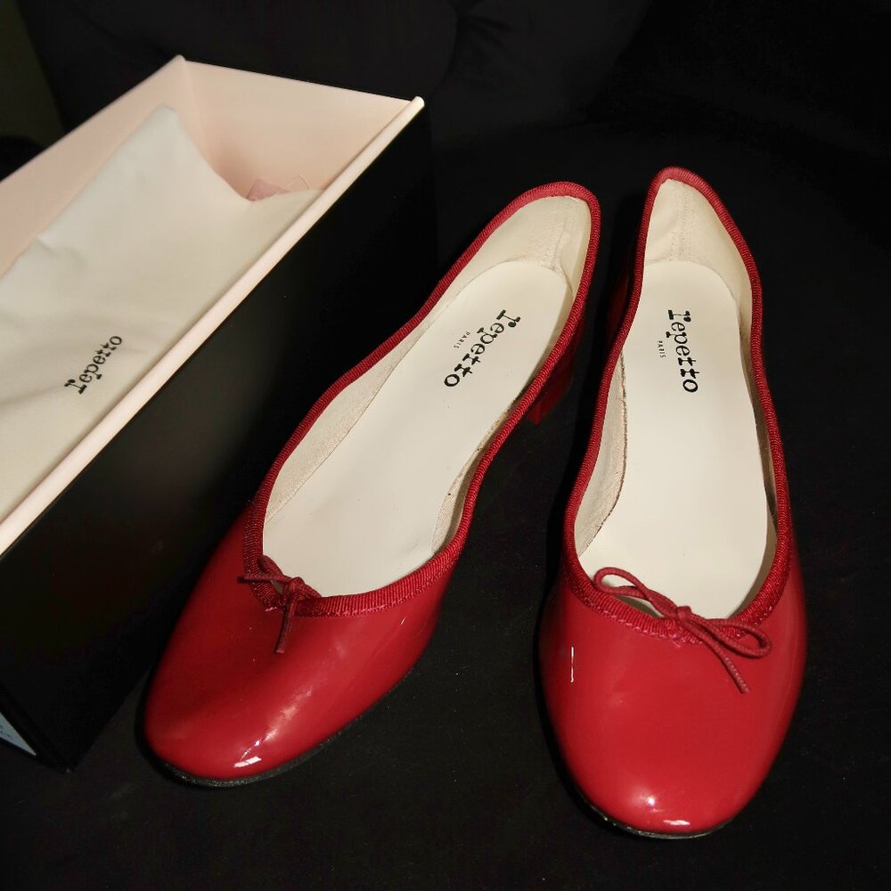 Repetto Red Camille Ballet Heels